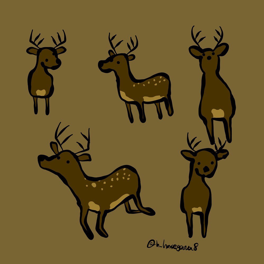 動物のゆるいイラスト描きますます ゆるくデフォルメしたタッチで百獣を描きます。 イメージ3