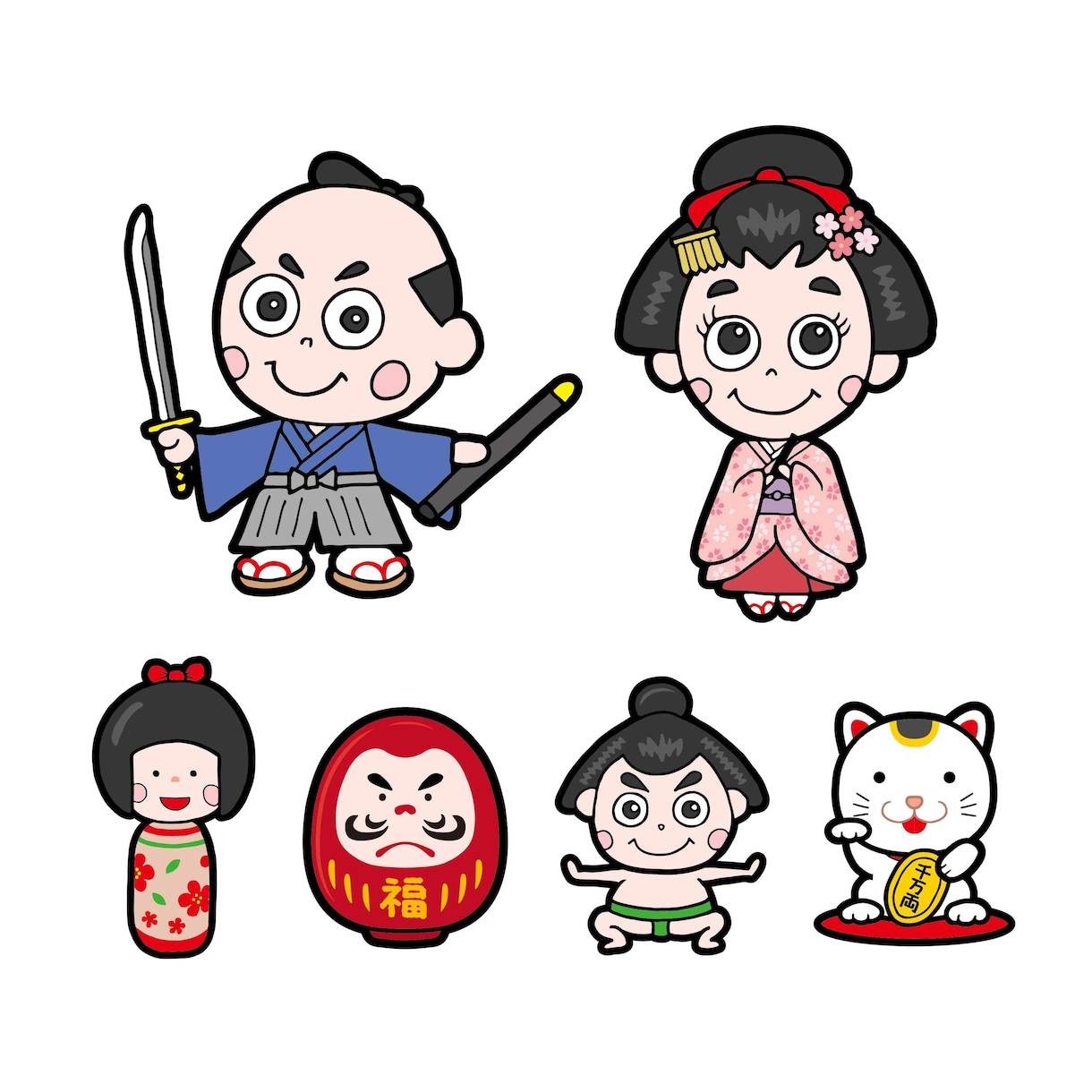 コミカルでポップなキャラクターをデザインします あなたのオリジナルのキャラクターを制作します。 イメージ1