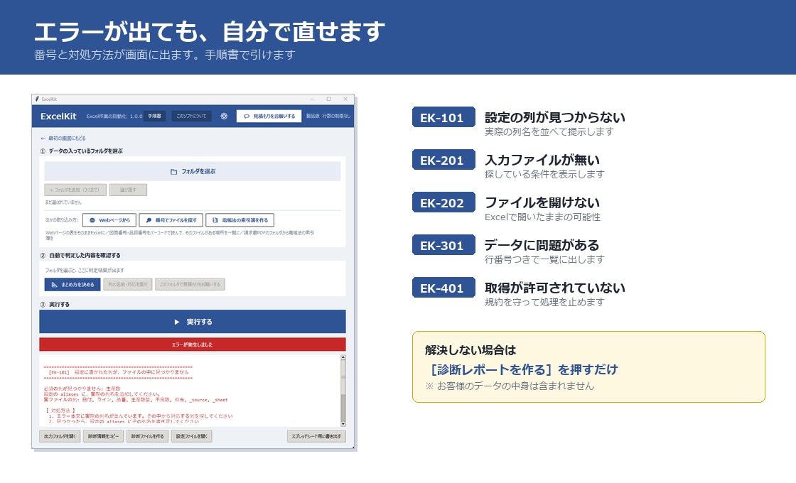 Excel作業の自動化、なんでも承ります 集計/転記/帳票/シフト表/CSV変換 イメージ2
