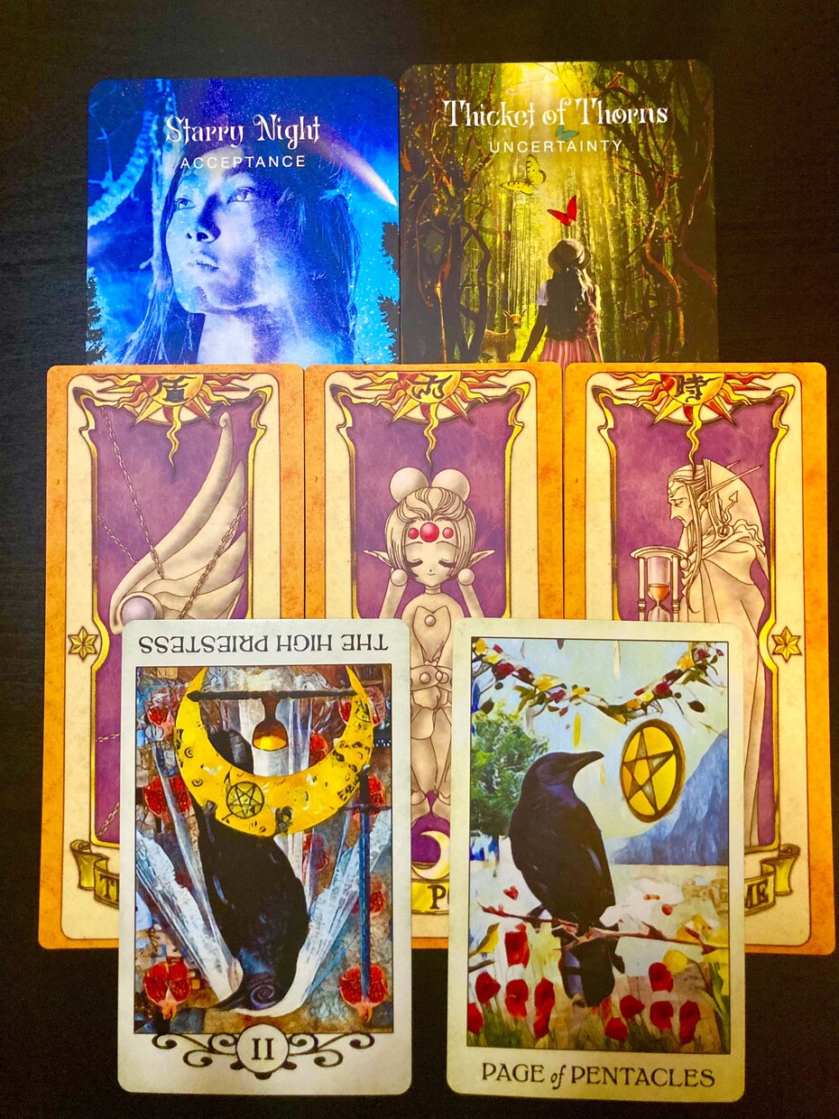 タロット&オラクルカードでリーディングいたします 魔女見習いによるワンコイン占い イメージ1