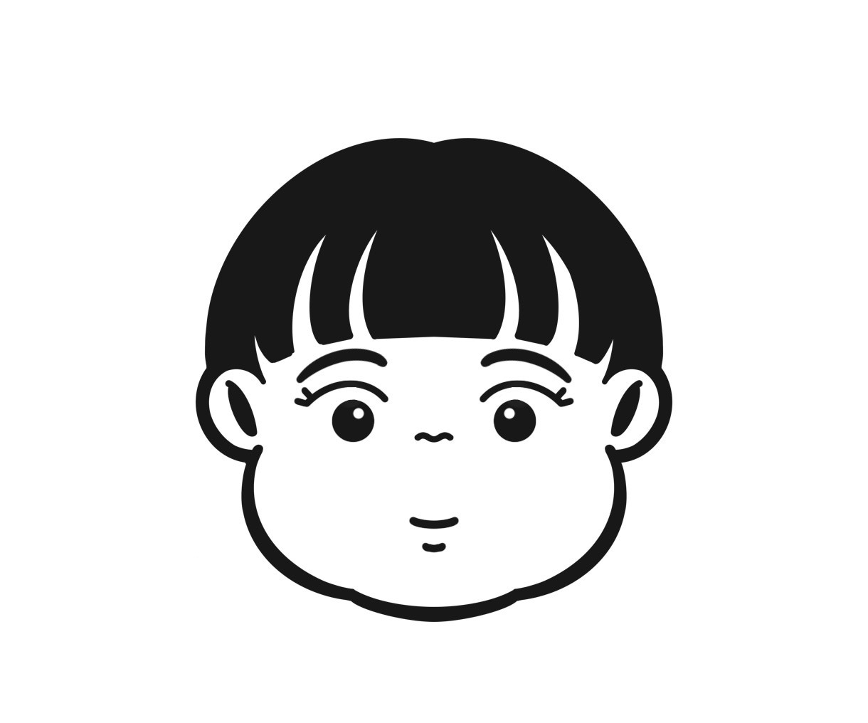 シンプルかわいい♡線画似顔絵描きます ★かわいくデフォルメ♡ ★各種 SNS・オリジナルグッズに♪ イメージ5