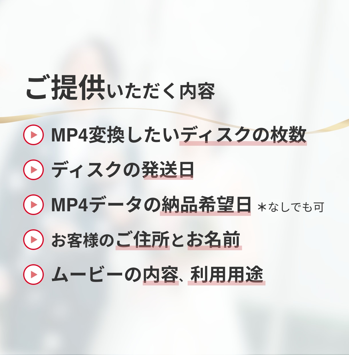 ココナラ最安値！結婚式DVDをスマホで観れます 大切な思い出をいつでも手元に！実績多数のKSK制作代行 イメージ7