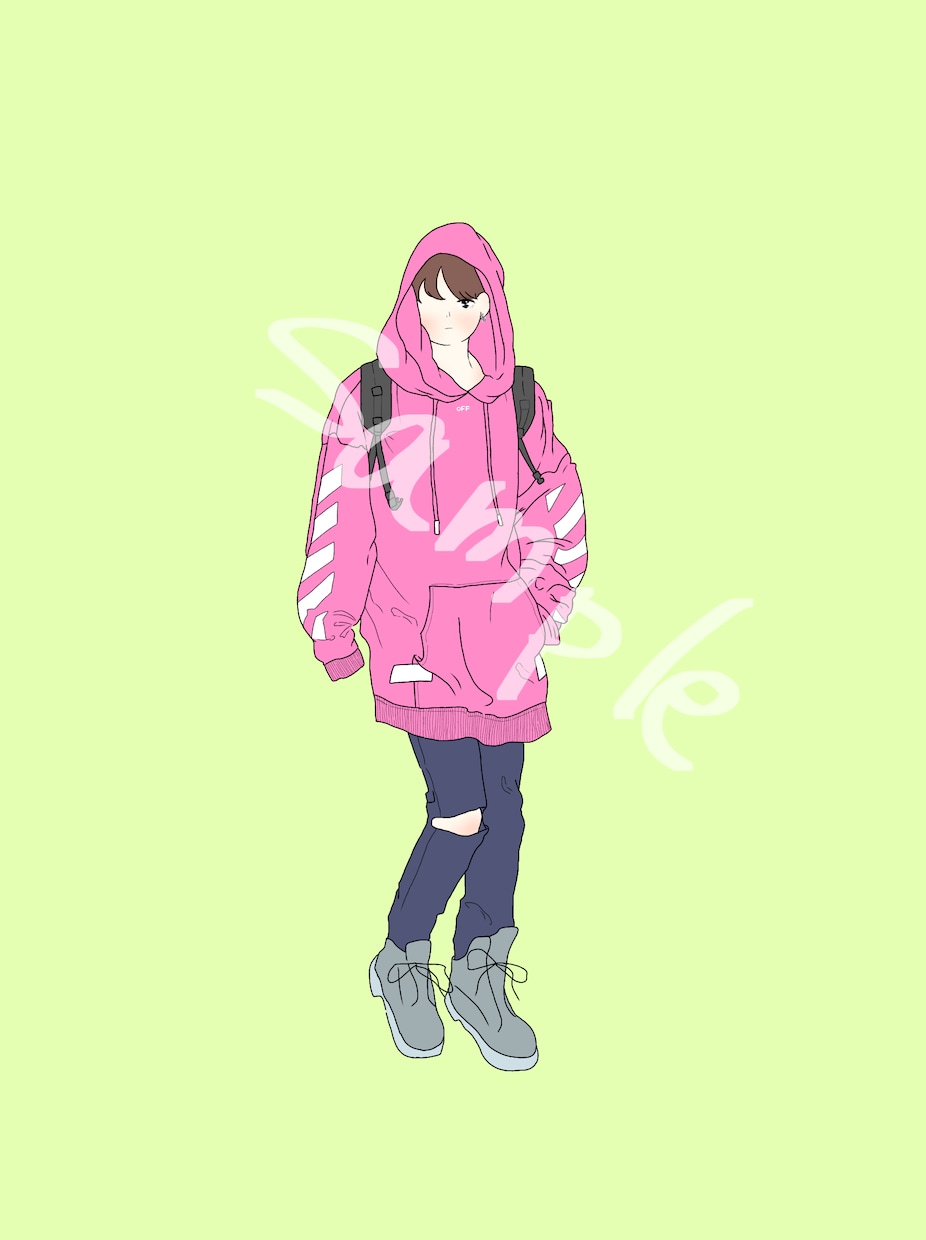 あなたを優しい雰囲気で描きます ふんわりとしたイラストを希望のあなたへ イメージ2