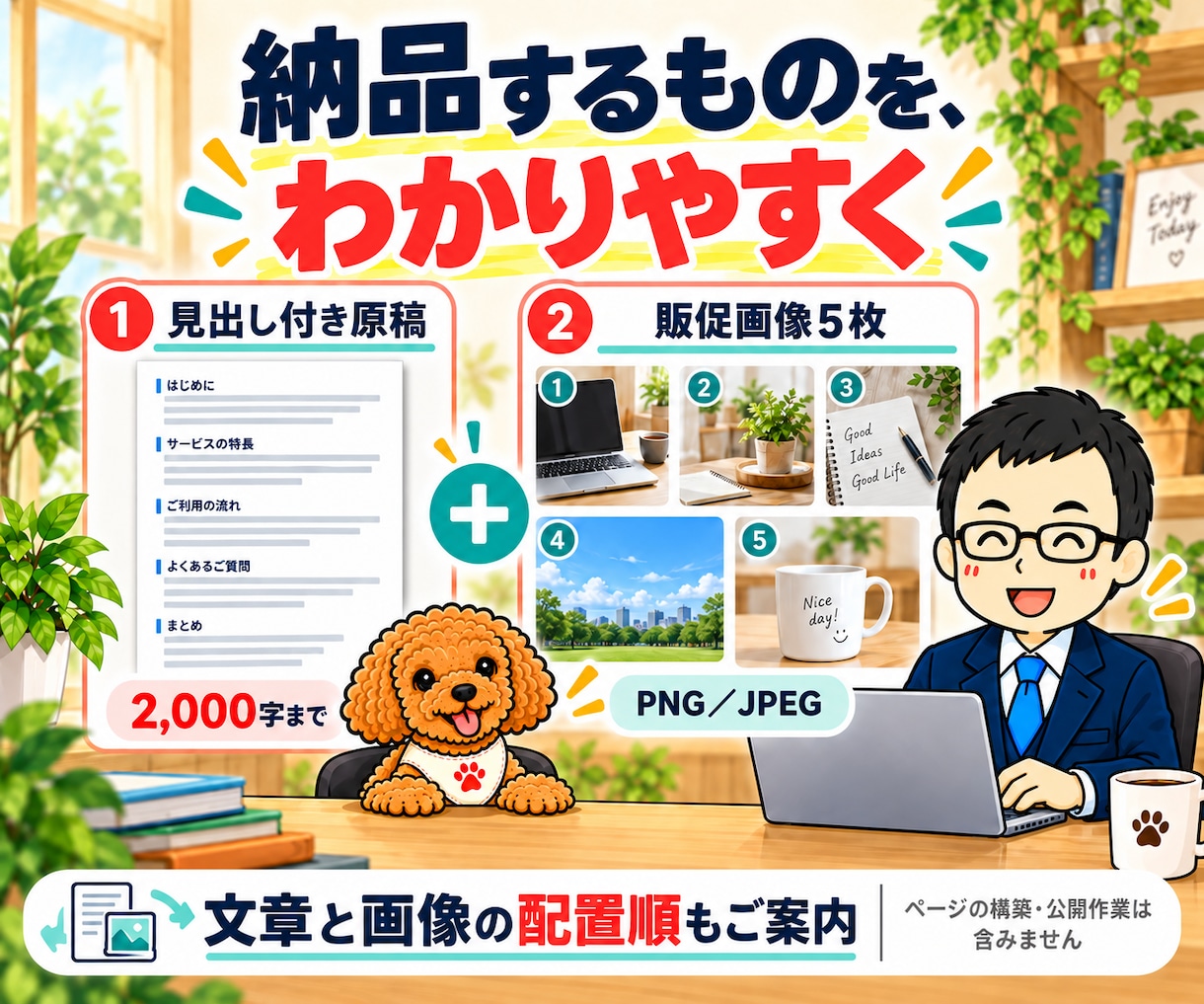 LP・販売ページの文章と商品画像を作ります 商品説明・セールスライティング+販促画像5枚を一括制作 イメージ7