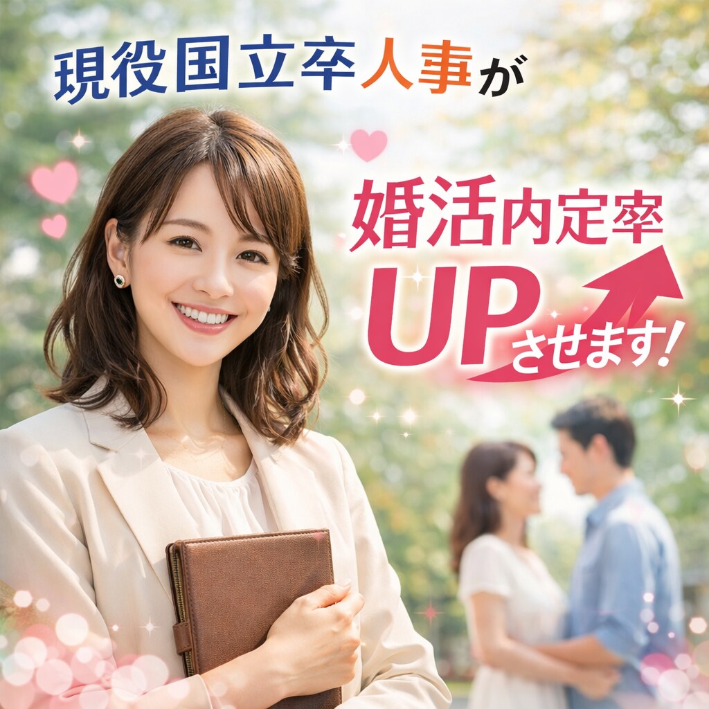 国立卒人事が分析！婚活内率UPさせます 数千人を見てきた視点であなたの魅力を言語化。 イメージ1