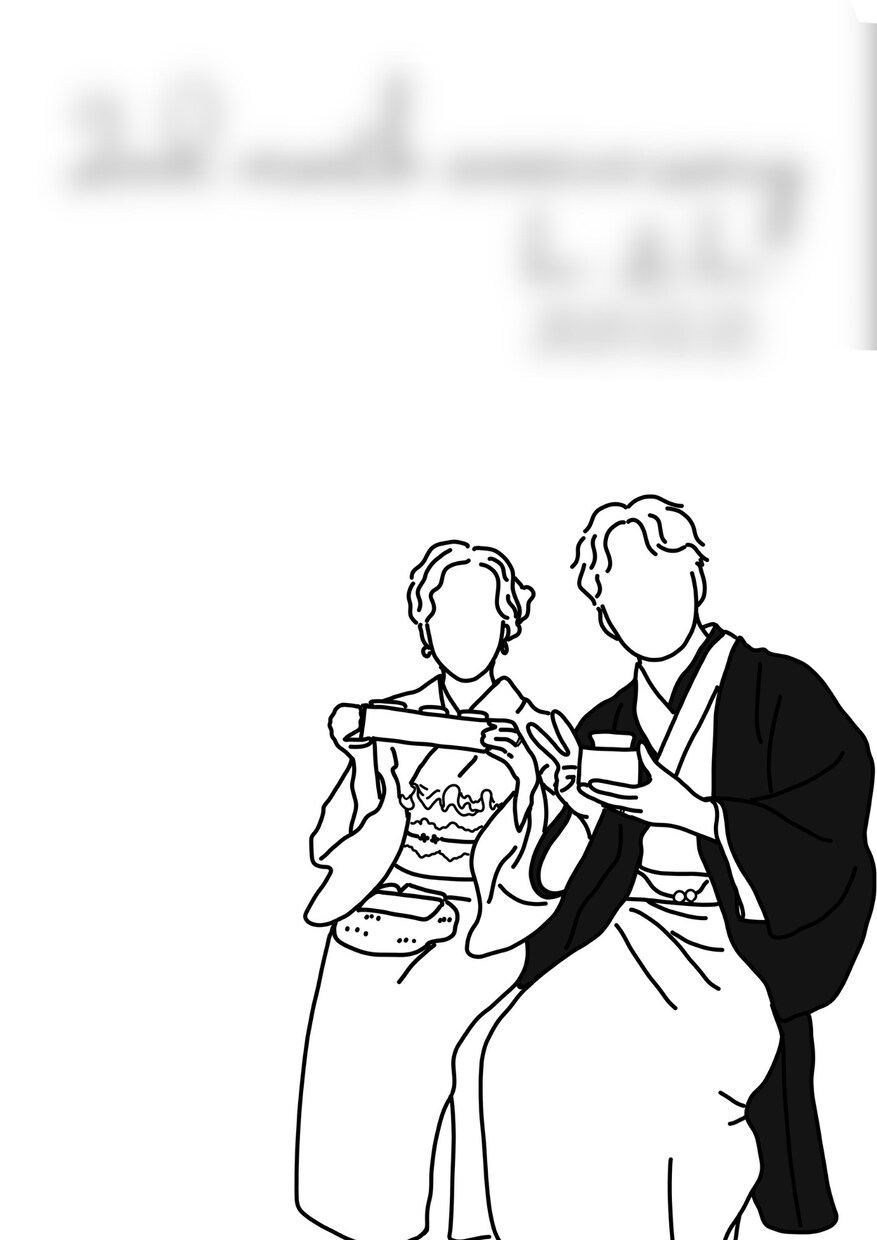 写真を元にシンプルおしゃれなイラスト描きます シンプルなラインアートの似顔絵・アイコン・プレゼントに イメージ4