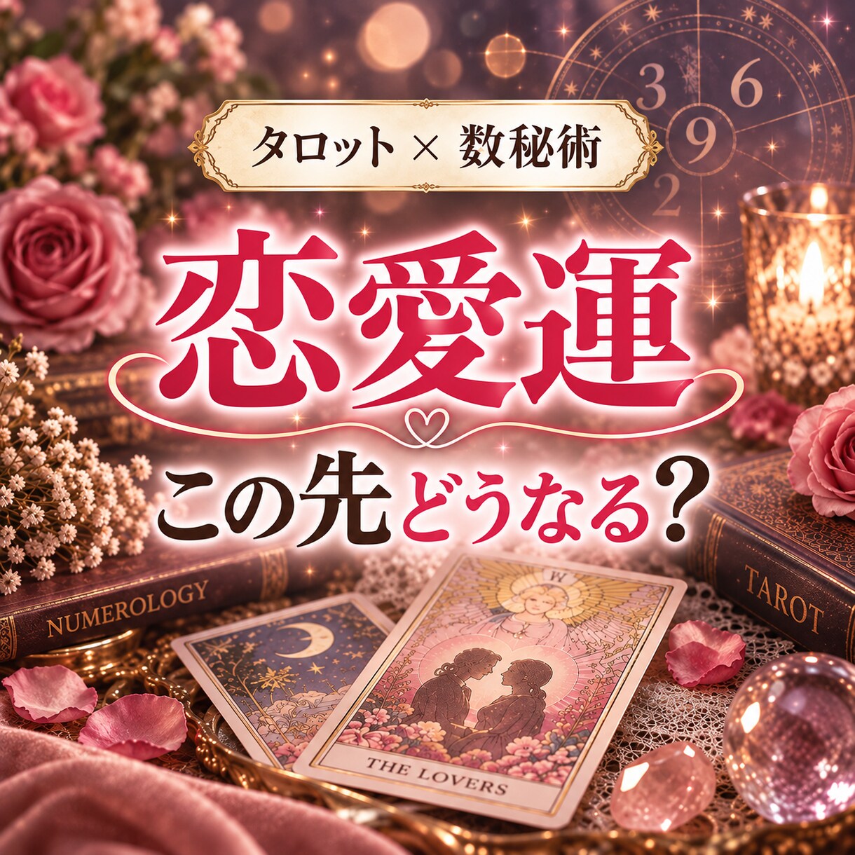 数秘＋タロットで今後3か月の恋愛運を読み解きます 数秘とタロットで、恋の流れと今できることをお伝えします。 イメージ1