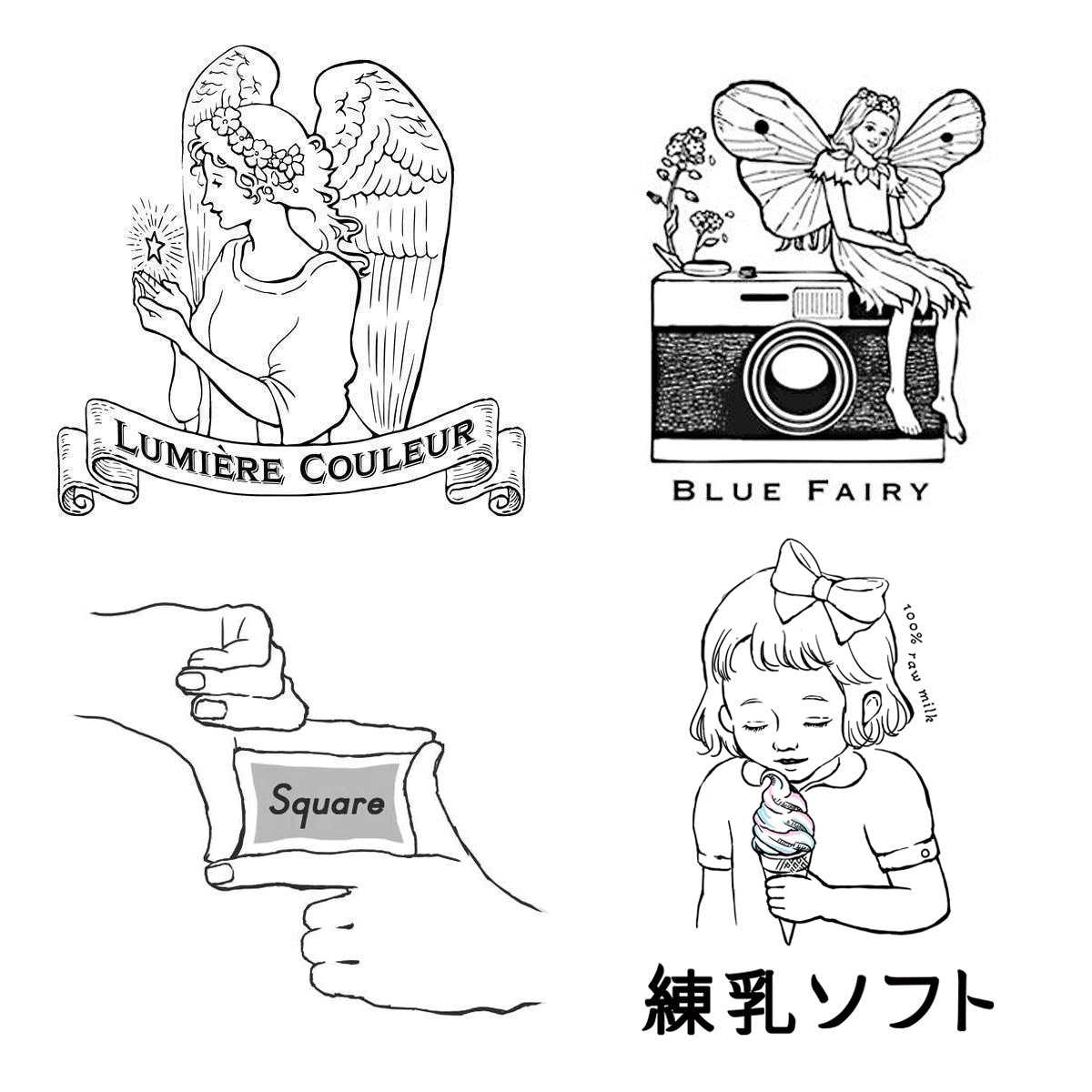 イラストロゴ・シンボルロゴを作ります AIデータ込み！シンプルなものから複雑なものまでOK イメージ6