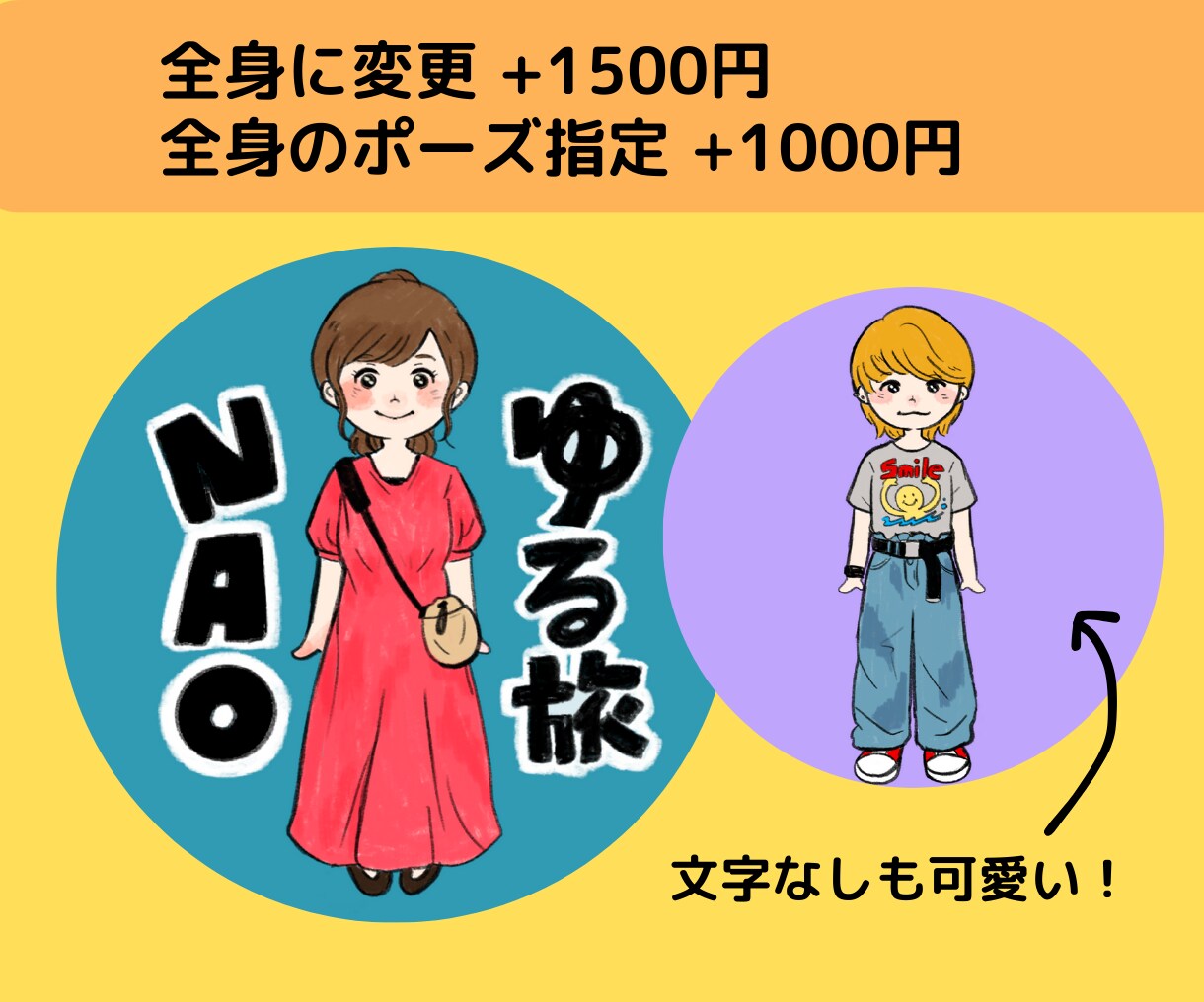 SNSやブログに◎伝わる！ゆるかわアイコン描きます あなたの思いをアイコンでアピール！認知度UPのお手伝いします イメージ9