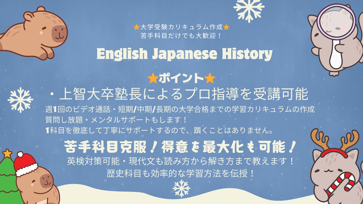 英国社から選択可：文系難関大学受験合格まで導きます プロ講師の指導を体験！逆算ルートを教えます！60分Ver. イメージ2