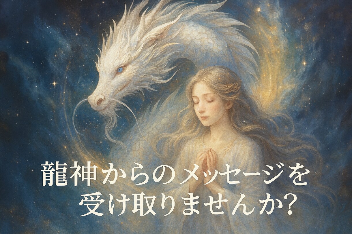 龍神があなたの眠る力を呼び覚まします 止まっていた現実が静かに動き出し龍神があなたの扉を開きます イメージ1