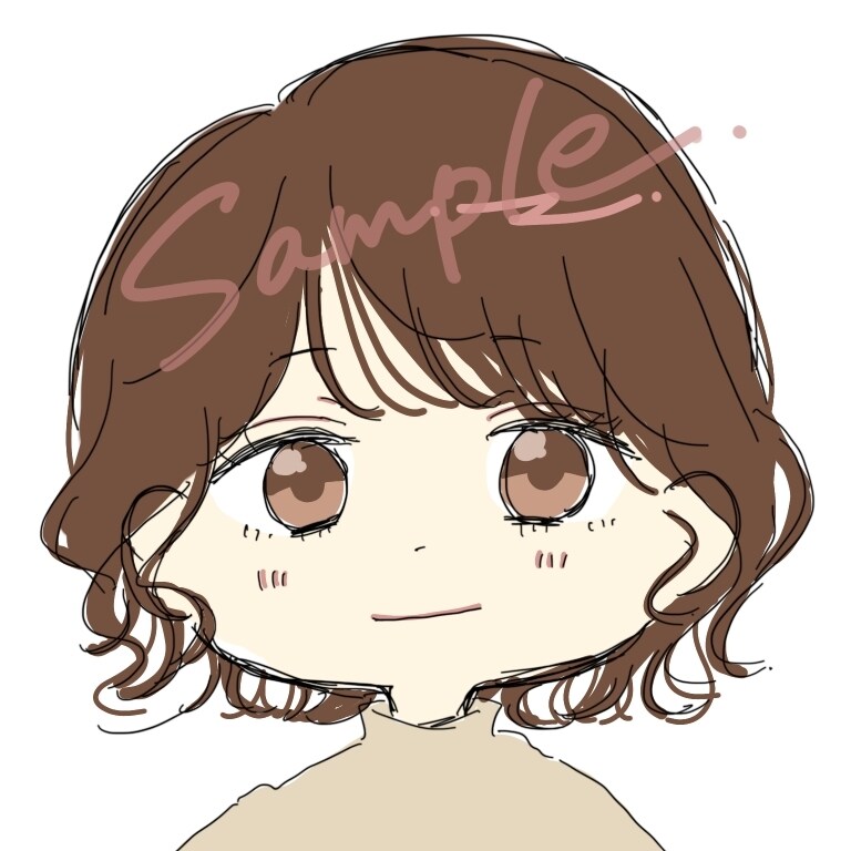 ゆるかわなアイコン、似顔絵等のイラスト描きます ラフ段階修正無料◎配信、ブログ等にも使用ok！ イメージ8