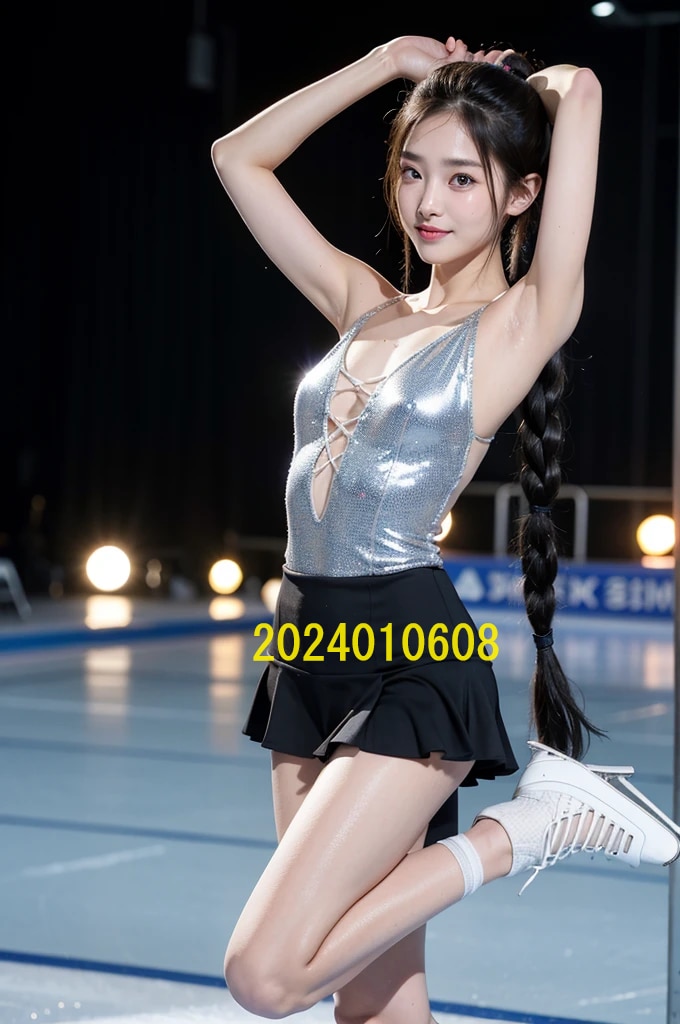 AIで作成したフィギュアスケート女子写真販売します 実写では撮影が難しいフィギュアスケートする女子高生のAI写真 イメージ8