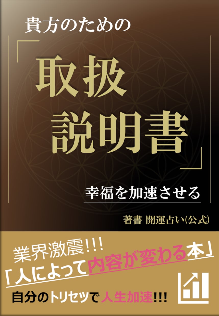 自分の取説＆鑑定書付のパーソナル占いをおこないます ※本当に効果が出やすい為、”幸せになりたい人”限定です。 イメージ1