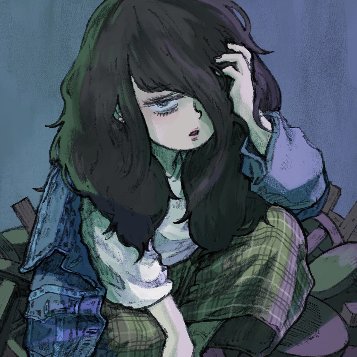 主に女の子描きます、たまに人以外も描きます どことなく気だるいかんじがお好きな方に イメージ2