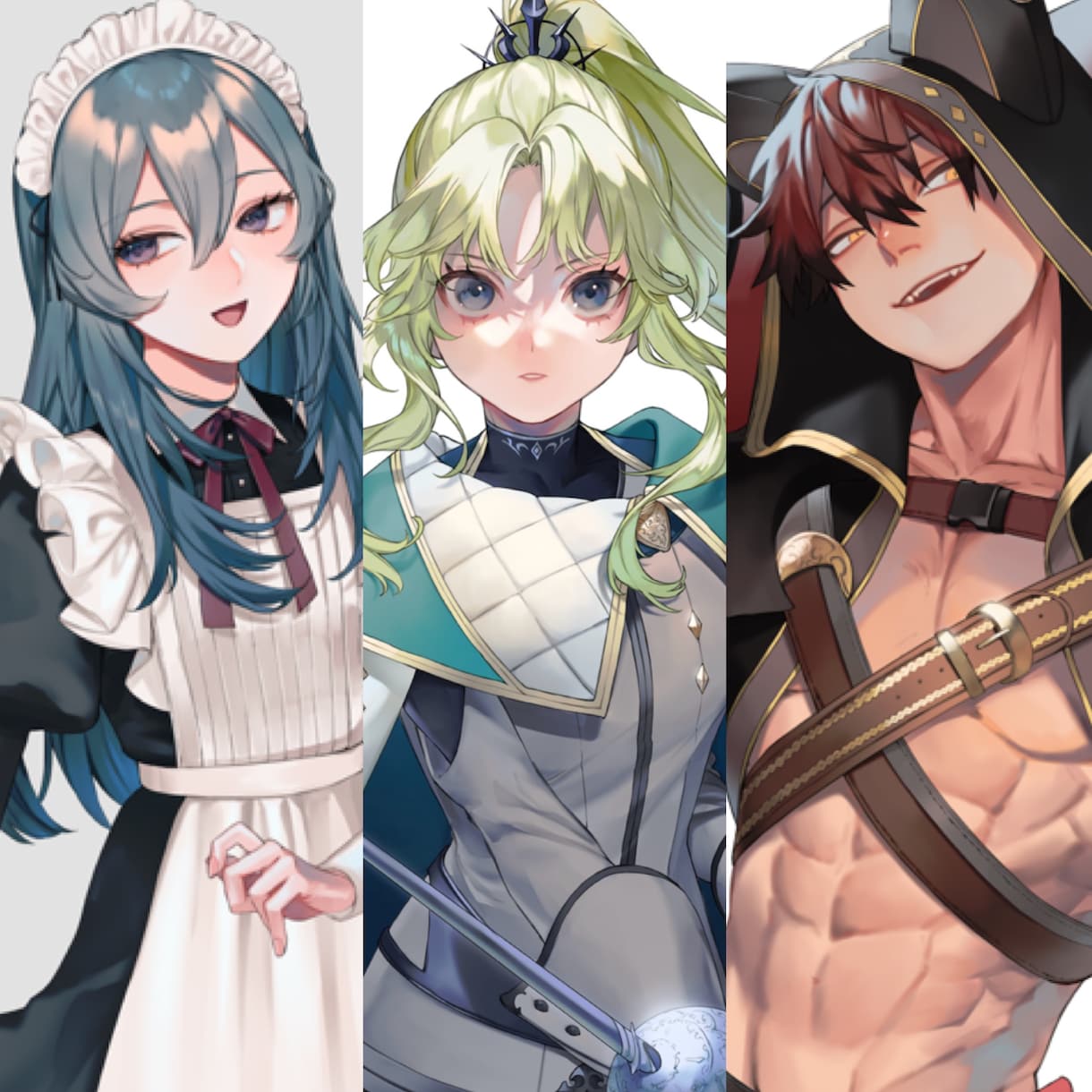 立ち絵作成します IRIAM配信やTRPGなどに！ イメージ1