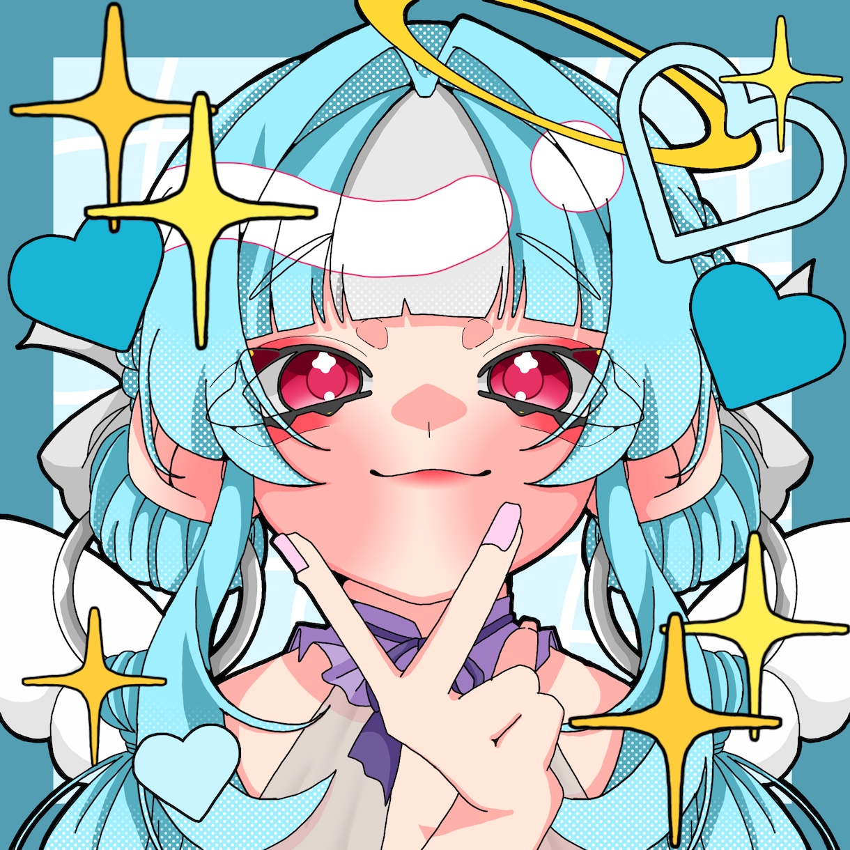 アイコン作成を承っております かわいいイラスト作ります✨️ポップで可愛いが得意です‼️ イメージ6