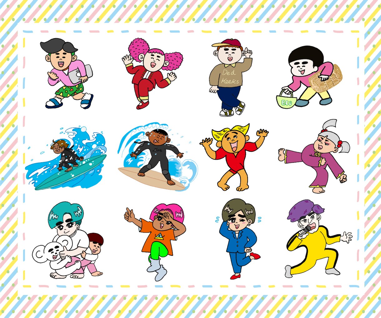 イラスト・アイコンをお描きします あなただけのオリジナルキャラクターを制作します！ イメージ6