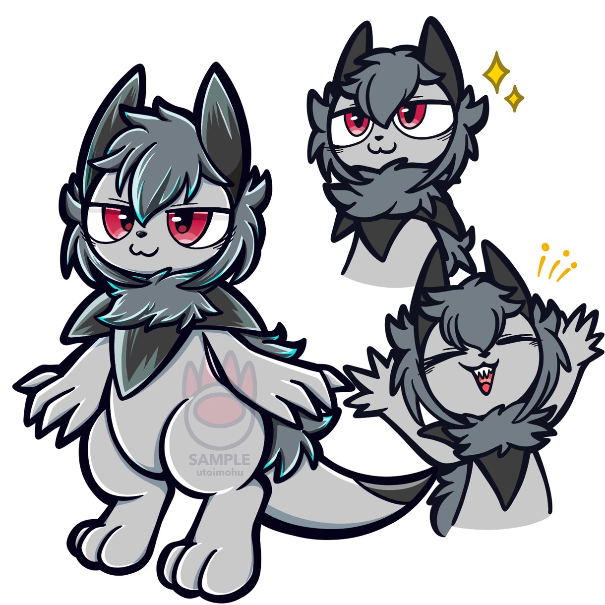 マスコット・ケモノイラスト制作をいたします もふもふなケモノイラストをお届け致します！ イメージ1