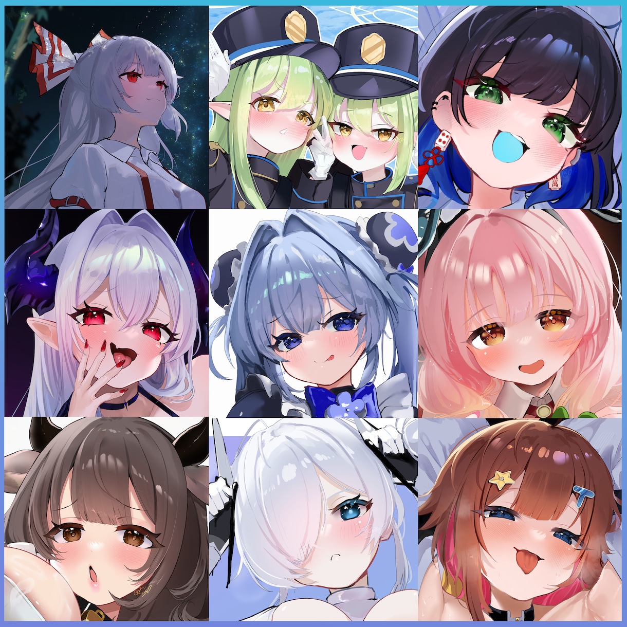 最短即日 一枚絵 Vtuber等制作します 多岐にわたって対応可能！商用利用も可能です イメージ4