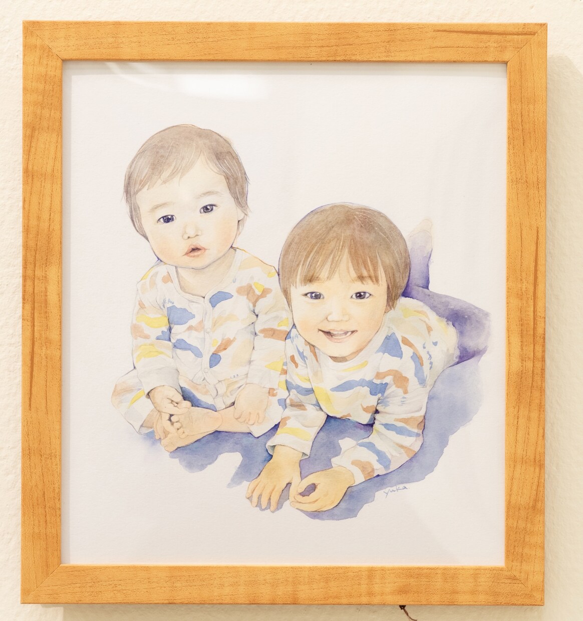 水彩で大切な記念の絵を描きます ウェルカムボードや贈り物に最適です！ イメージ5
