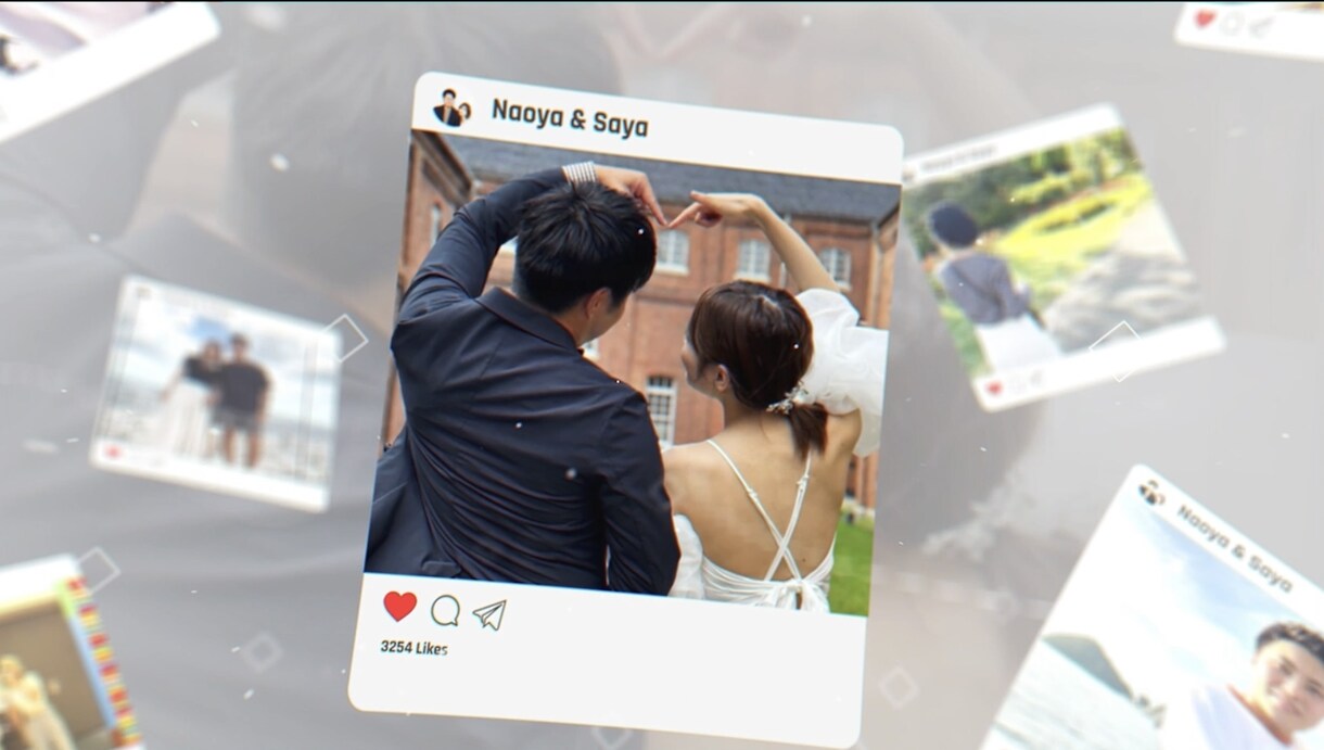 結婚式オープニングムービー作成します おしゃれな結婚式オープニングムービー作成します！ イメージ8