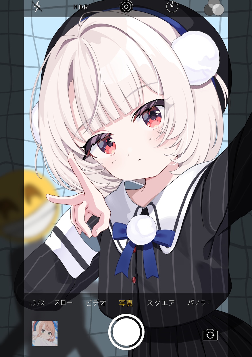 かわいい女の子の一枚絵を描きます 一枚絵/歌みた/サムネ/アイコン等 イメージ1