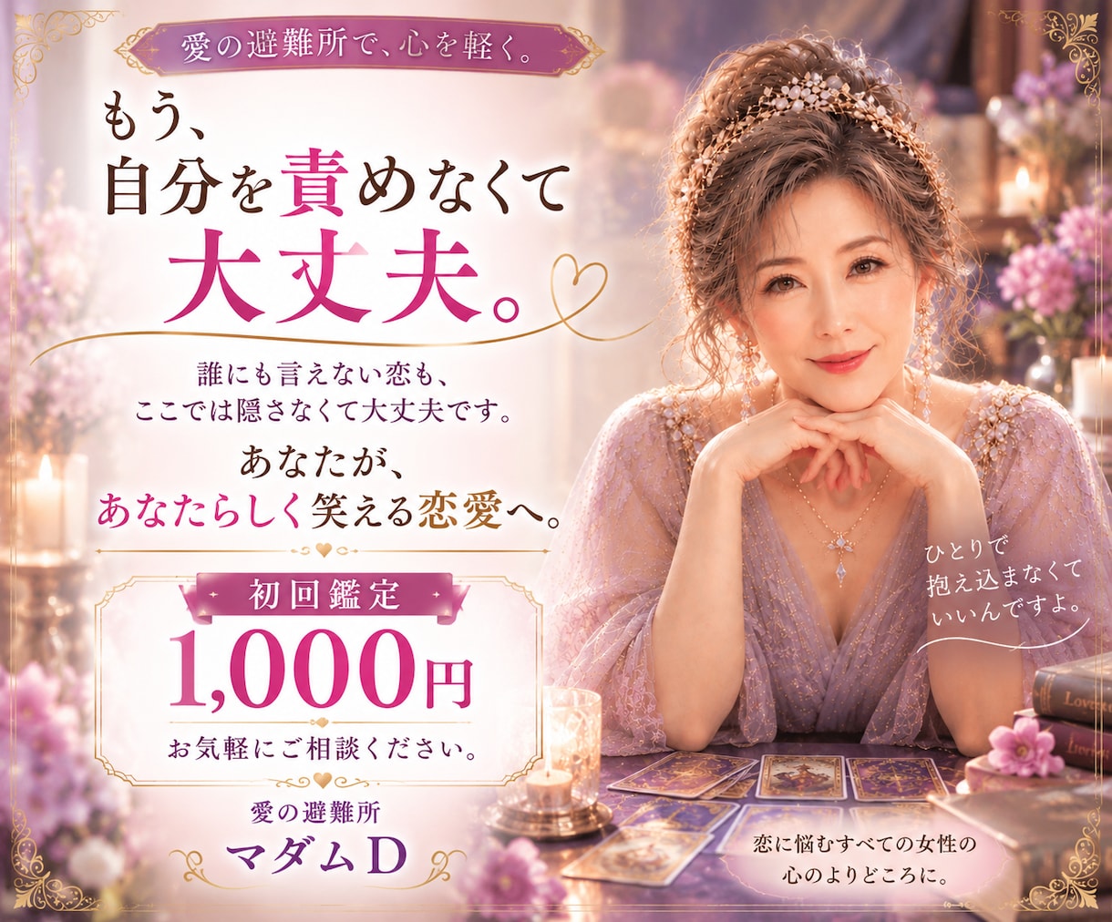 なぜか繰り返してしまう恋のパターンを読み解きます 幸せな恋愛への第一歩を見つけます。 イメージ10