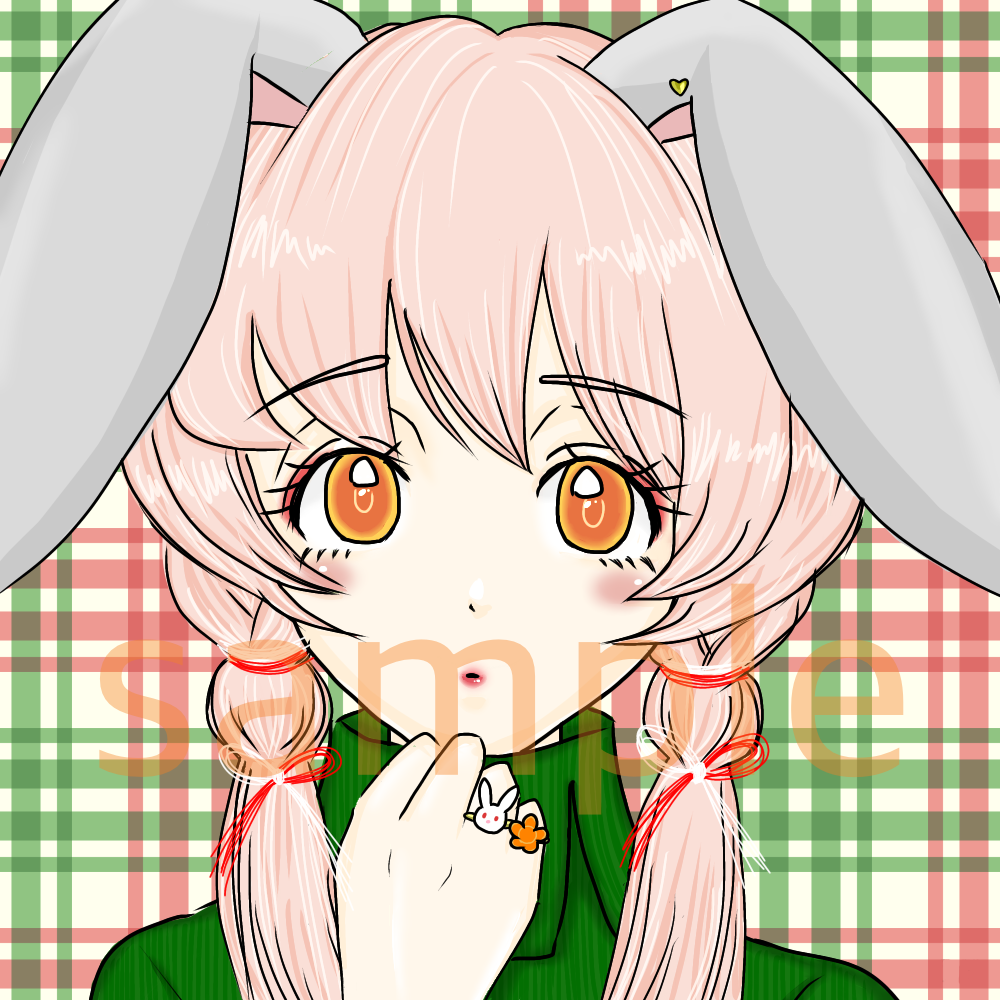 かわいいイラスト化します 獣人　似顔絵　SNSアイコン　プレゼント イメージ1