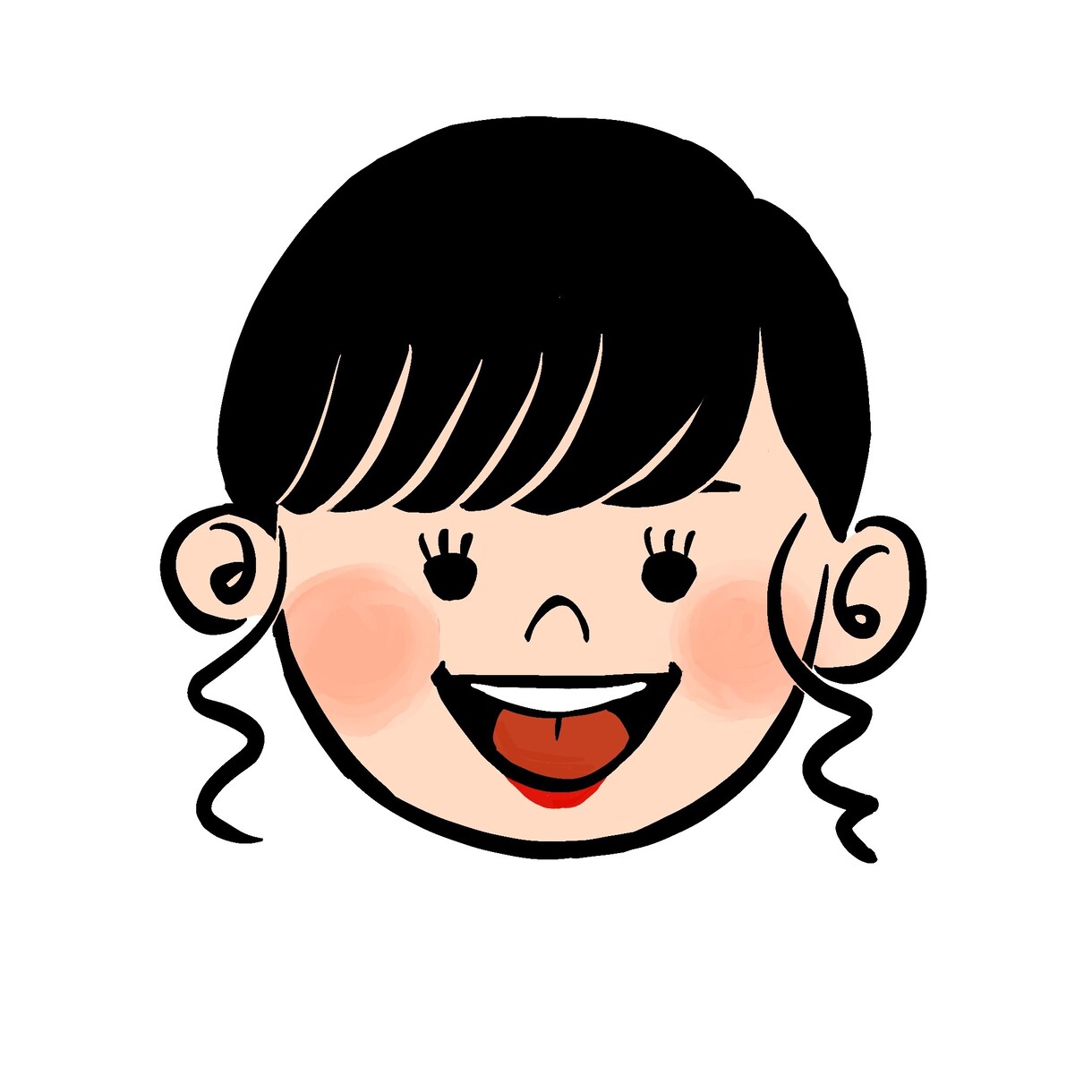 キャラ風で可愛い！ウェルカムボード、似顔絵描きます ノベルティ、SNSアイコンや、ハンコ、名刺に使いまわせる！ イメージ3