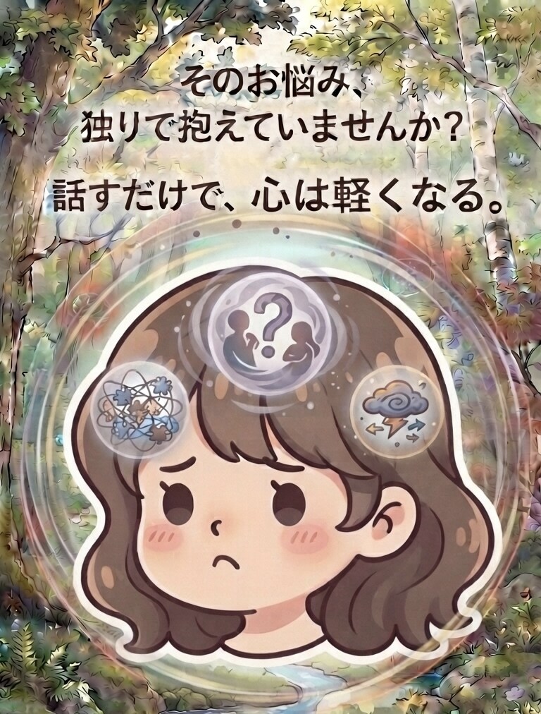 何でもお悩みお聞きします 必ず苦しみは軽くなりますのでお気軽にご相談ください イメージ1