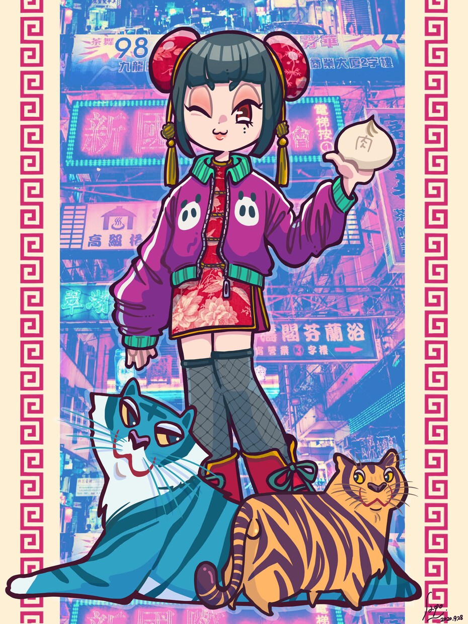 デフォルメイラストを制作します ポップで可愛いキャラクター、似顔絵等お任せください。 イメージ2