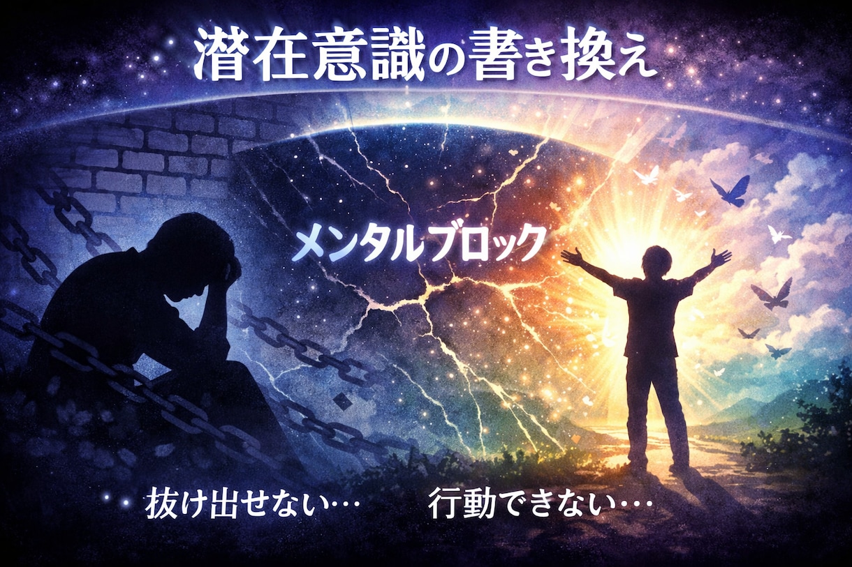 潜在意識の書き換えが、願望実現を引き寄せます 目標達成に必要なのは、無意識な思い込みからの解放だった！ イメージ3