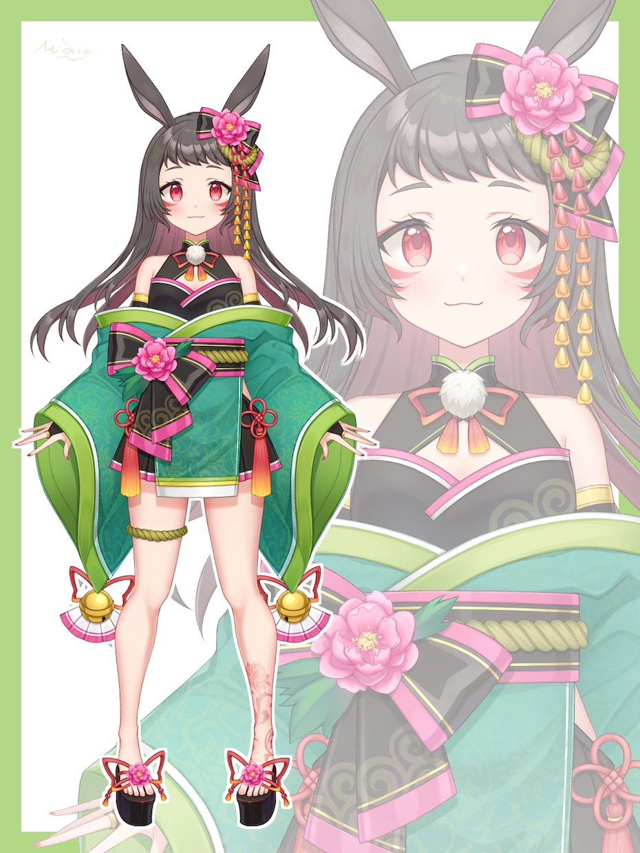 VTuber用Live2Dイラストを制作します キャラデザや三面図、表情差分も承ります！ イメージ6