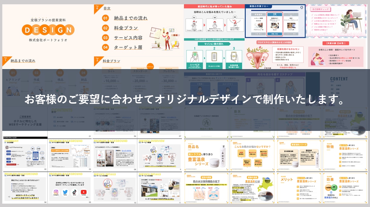 1枠∥ビジネス特化∥伝わる！パワポ資料を制作します toB特化の伝わる資料へ／元外コン＋現役デザイナーがサポート イメージ2