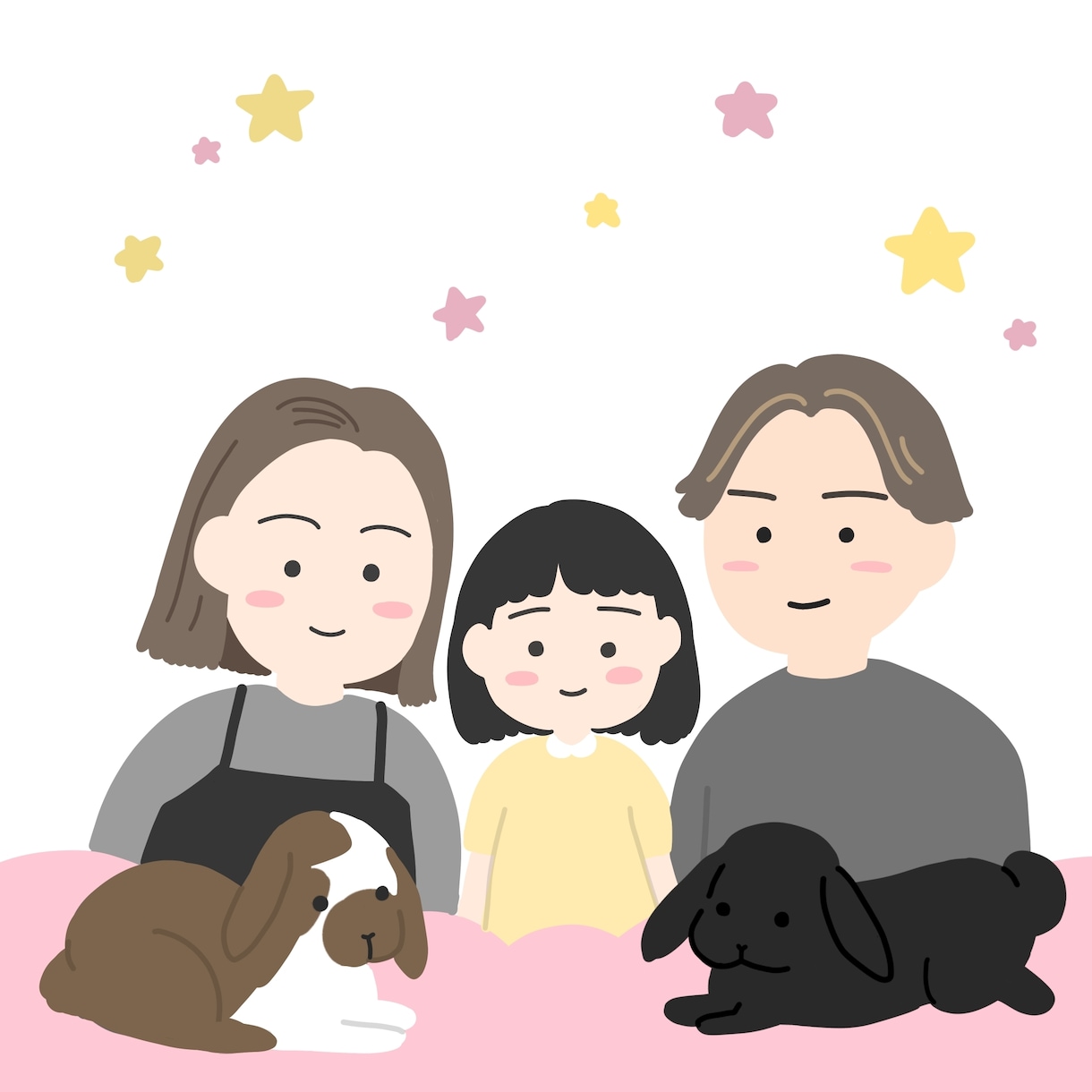 可愛いわんちゃんのイラスト作成します シンプルで落ち着いた色合いのイラストになります。 イメージ2