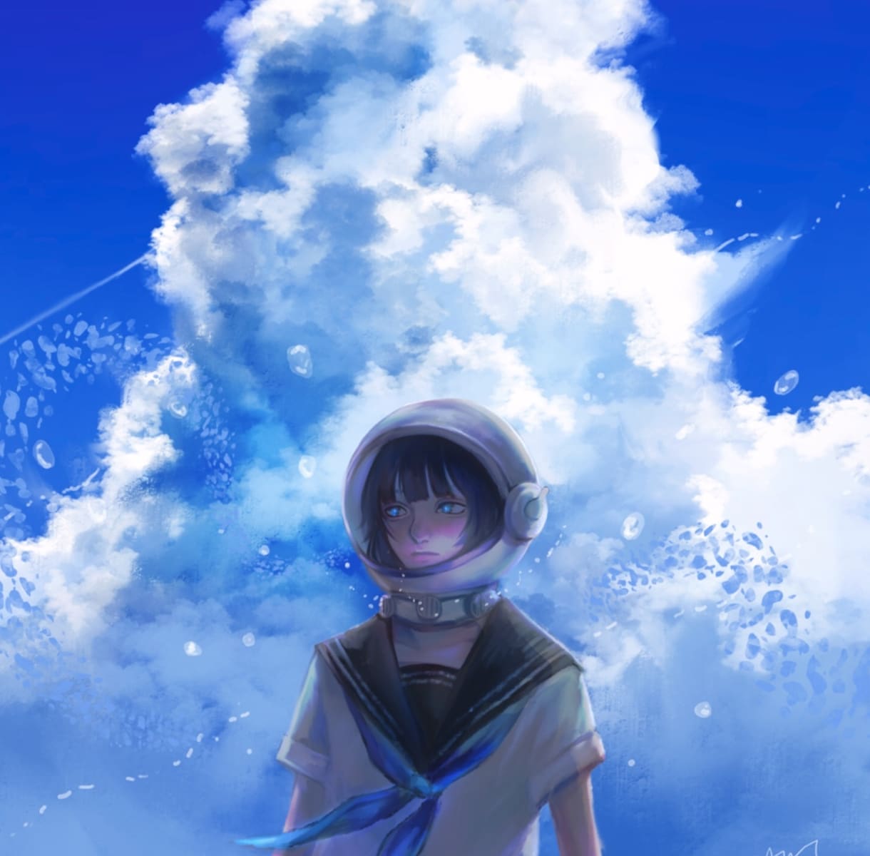 繊細なタッチで目を引くイラスト制作します 1枚絵/立ち絵/サムネ/アイコン/SNS用イラストetc. イメージ4