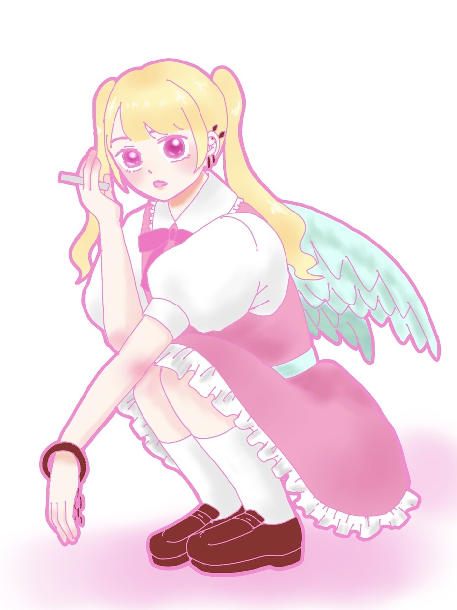 可愛い女の子描きます シンプルでかわいいアイコン、立ち絵描きます イメージ2
