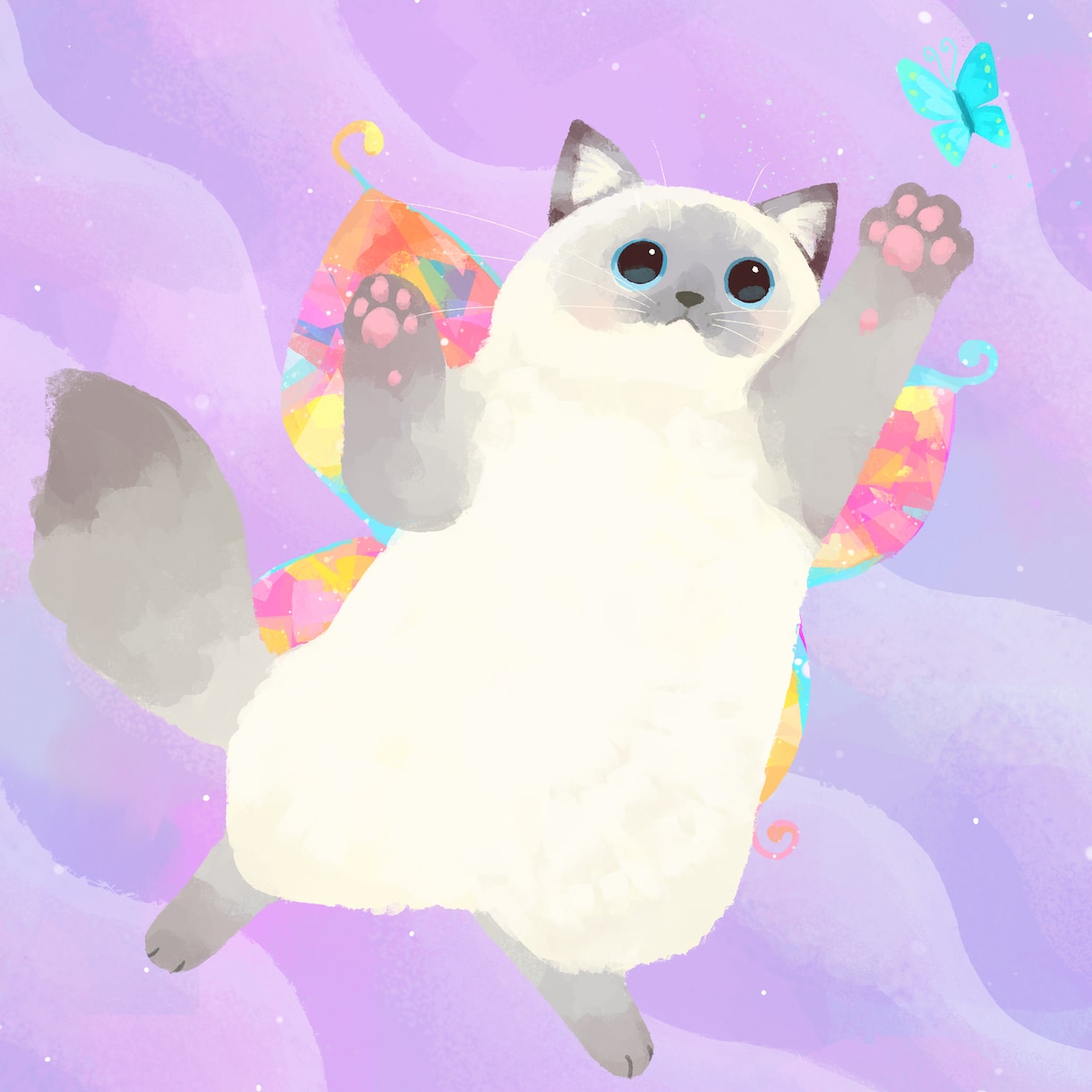 あなたの猫ちゃんをとっても可愛く妖精化します ♡あなたのニャンコをフワフワ・キラキラで可愛い妖精・天使に！ イメージ5