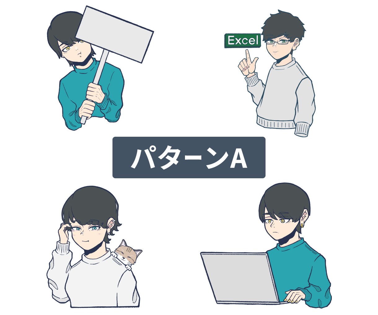 理想のアイコンを制作いたします SNSなど様々な用途に使えます！ イメージ4