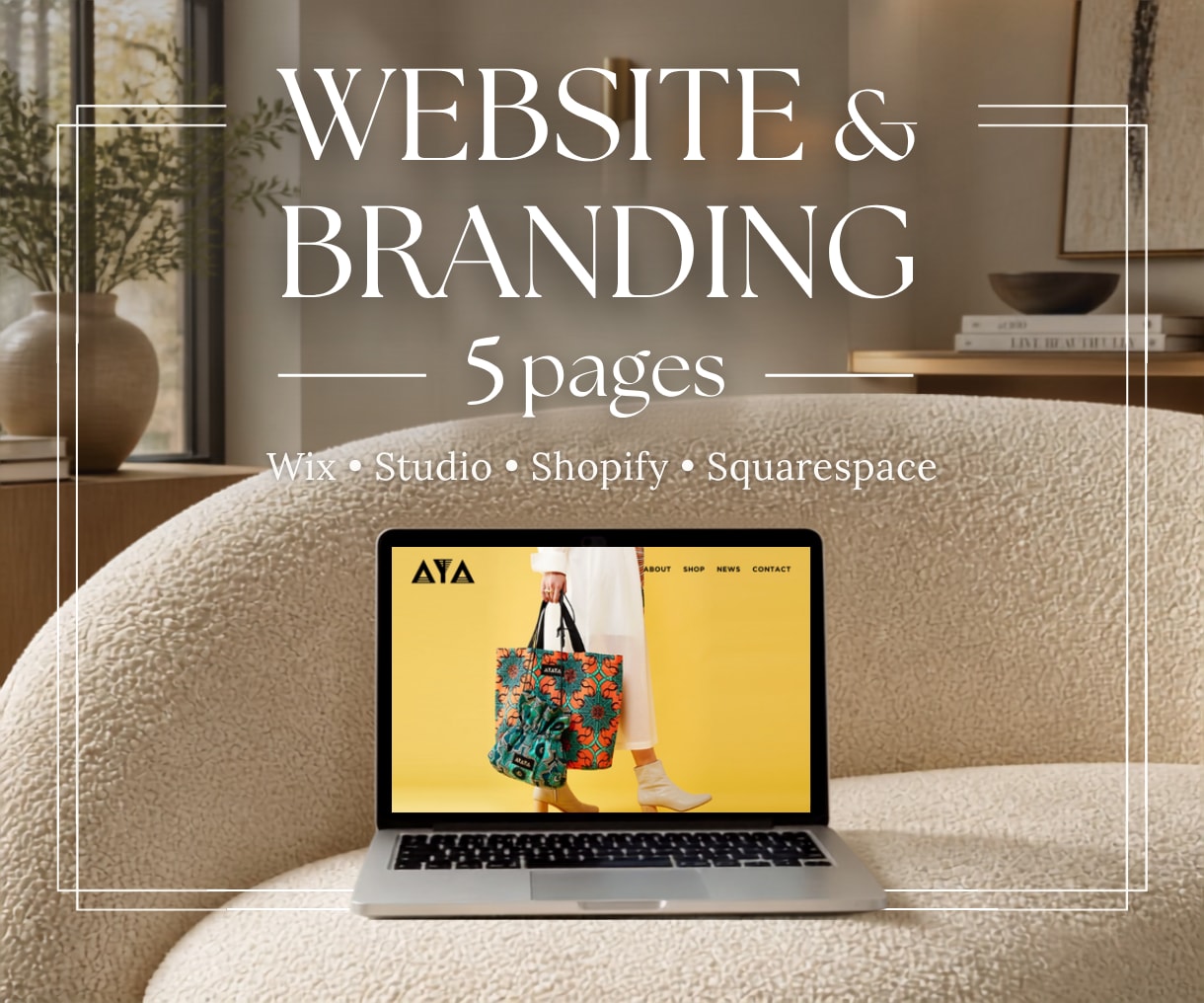 高品質WEB＋ブランディング｜５ページ｜制作します 事業の本格スタートに｜海外展開・インバウンドお客様向け英文◎ イメージ1