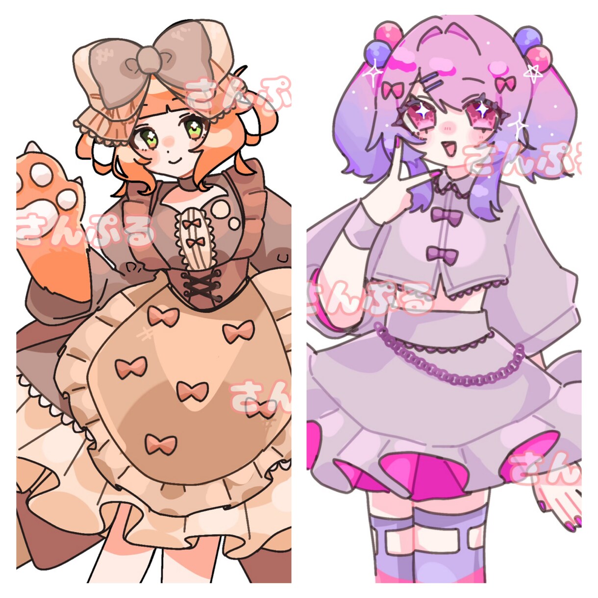 あなただけのキャラクターイラストお描きします 商業利用OK 可愛いイラスト、デザイン等♪ イメージ3
