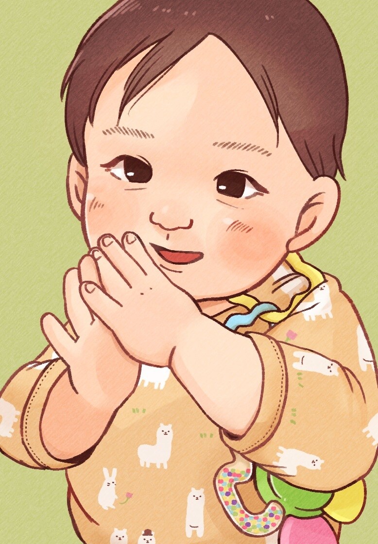 程よくリアルで温かみのあるお子様の似顔絵を描きます サンプルのようなお子様の似顔絵を描きます。 イメージ1