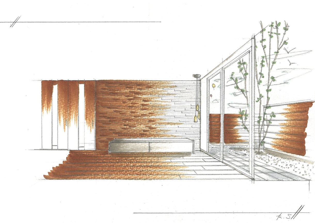 住宅のパースやイメージ図を描きます 新築の記念品や計画中お家のイメージの際にお勧めします。 イメージ2