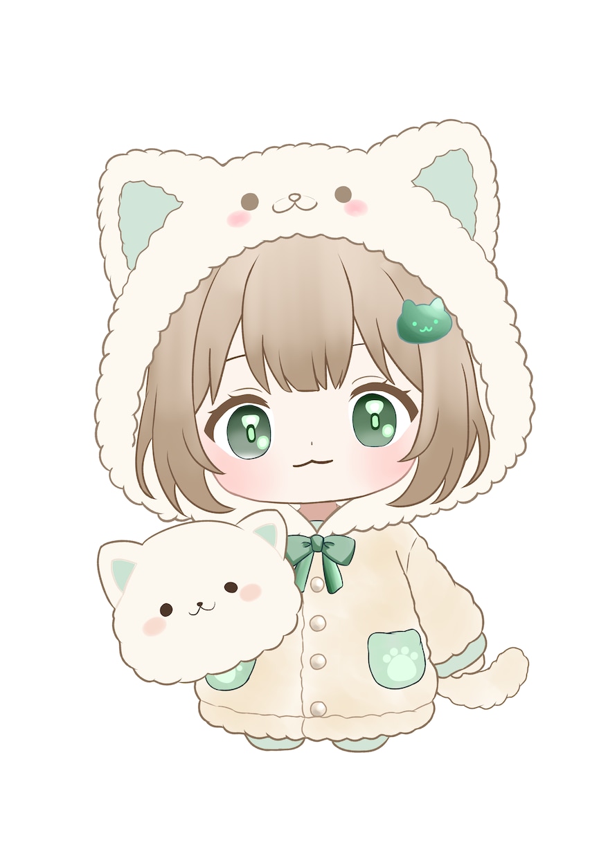 VTuberキャラデザパーツ分けイラスト制作します Live2D対応！VTuberイラスト制作します イメージ5