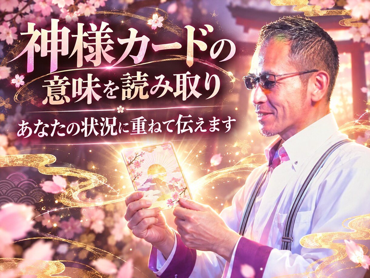 モテオヤジが神様カードで恋の迷いを読み解きます 波乱も複雑な恋も経験。カードと男心の本音で、次の一歩へ イメージ7