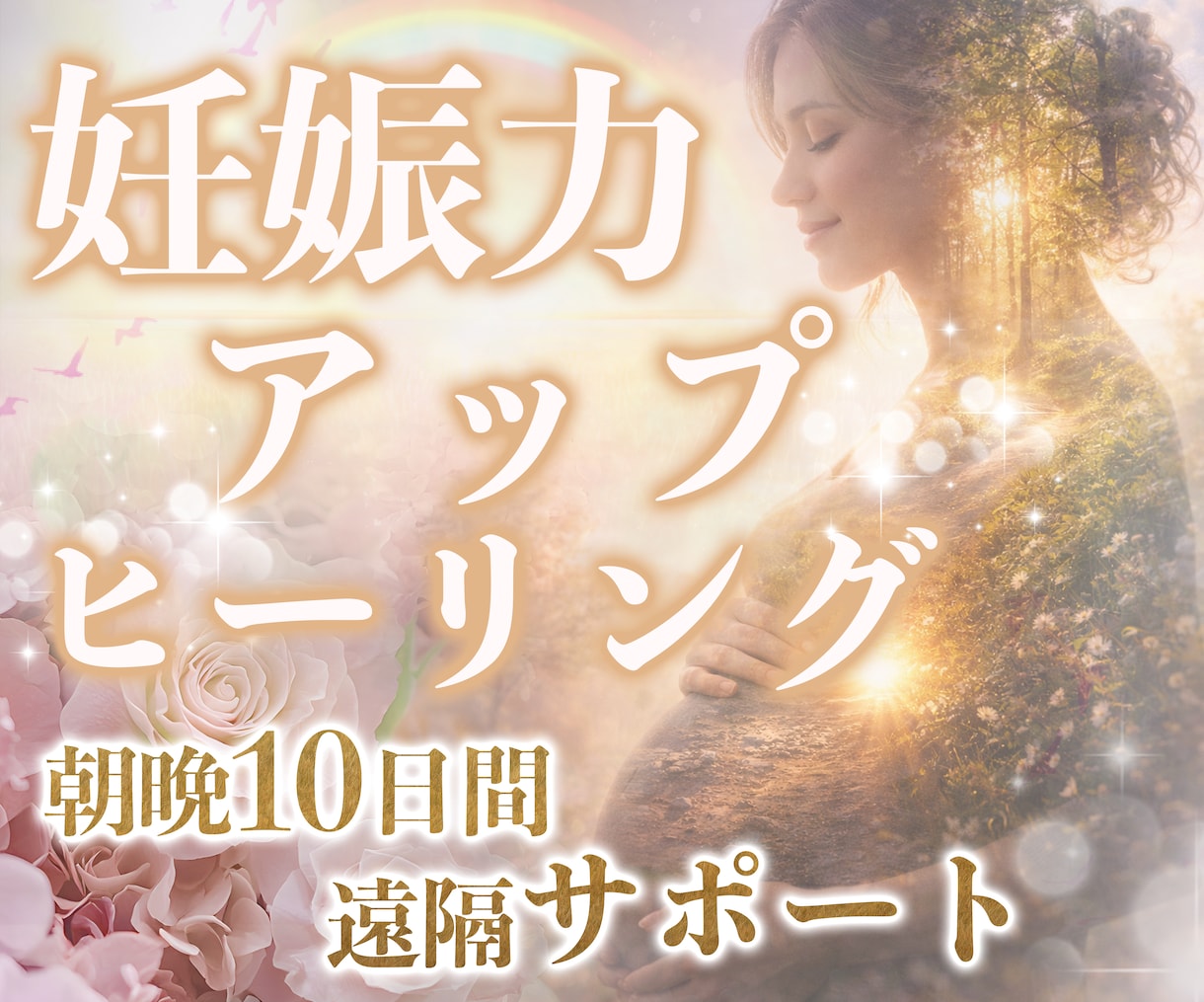 妊娠力向上のエネルギーを朝晩10日間お届けします ✨どうしても赤ちゃんを授かりたい方専用✨ イメージ1