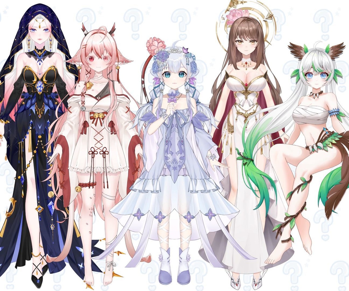 表情8つ付性別不問美麗vtuber全工程制作します 目に惹かれる高クオリティイラスト、滑らかモデリング、表情8つ イメージ10