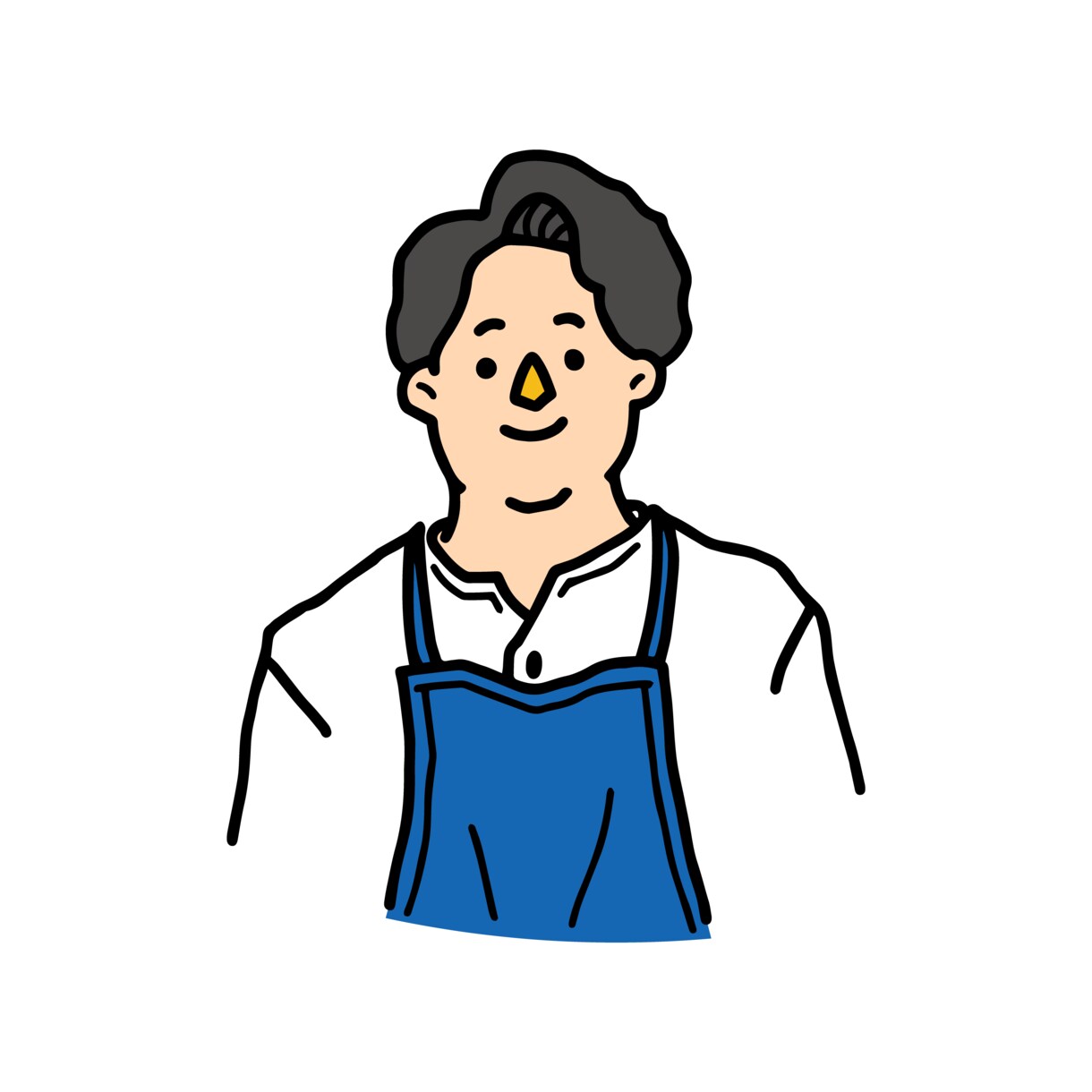 シンプル・かわいい似顔絵を描きます アイコン、ロゴ、グッズなどに使用可能なイラストを描きます イメージ1