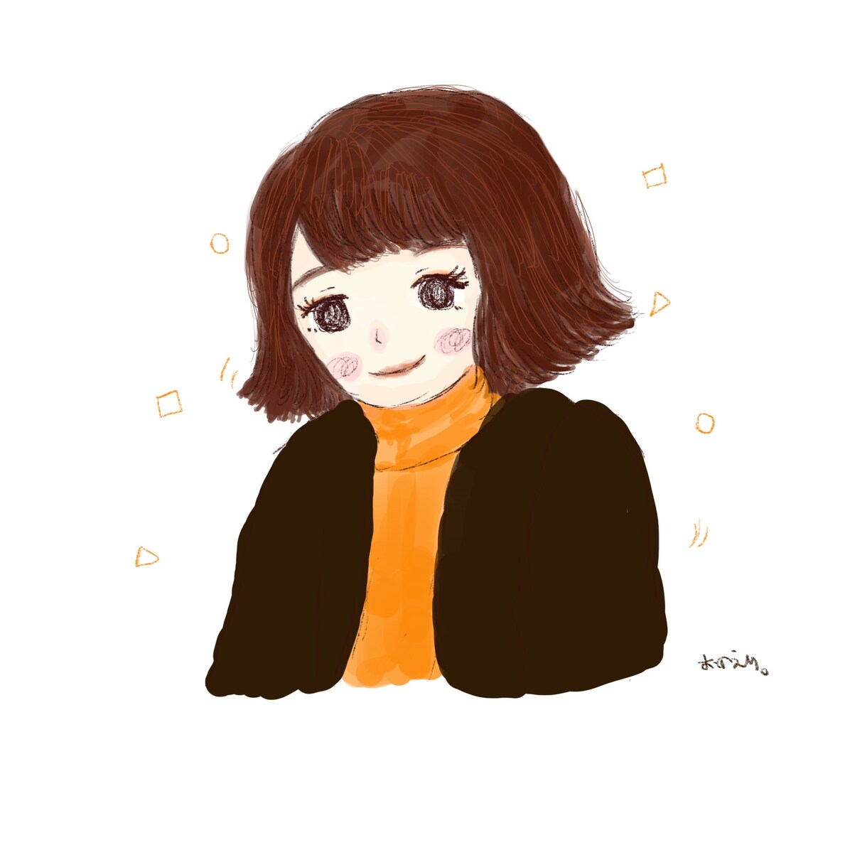 デジタルなのに手描き風!?アイコン描きます 手描き風のやわらかなアイコン描きます！ イメージ3